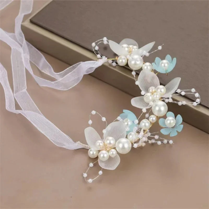 Children's Headwear Elegant Flower Wreath Fairy Crown Headband Princess Children's Hair Birthday Performance Runway Accessories    Your Coastal Marketplace | Shoreshopper.com