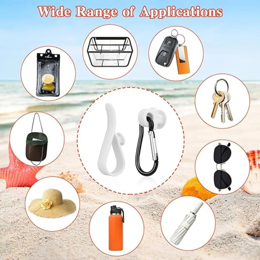 2 pieces (1 hook+1 accessory) Hook Accessories for Beach Bag, Two Styles of Hooks for Bo Bag, Key Holder for  Bag Hanging Keys    Your Coastal Marketplace | Shoreshopper.com
