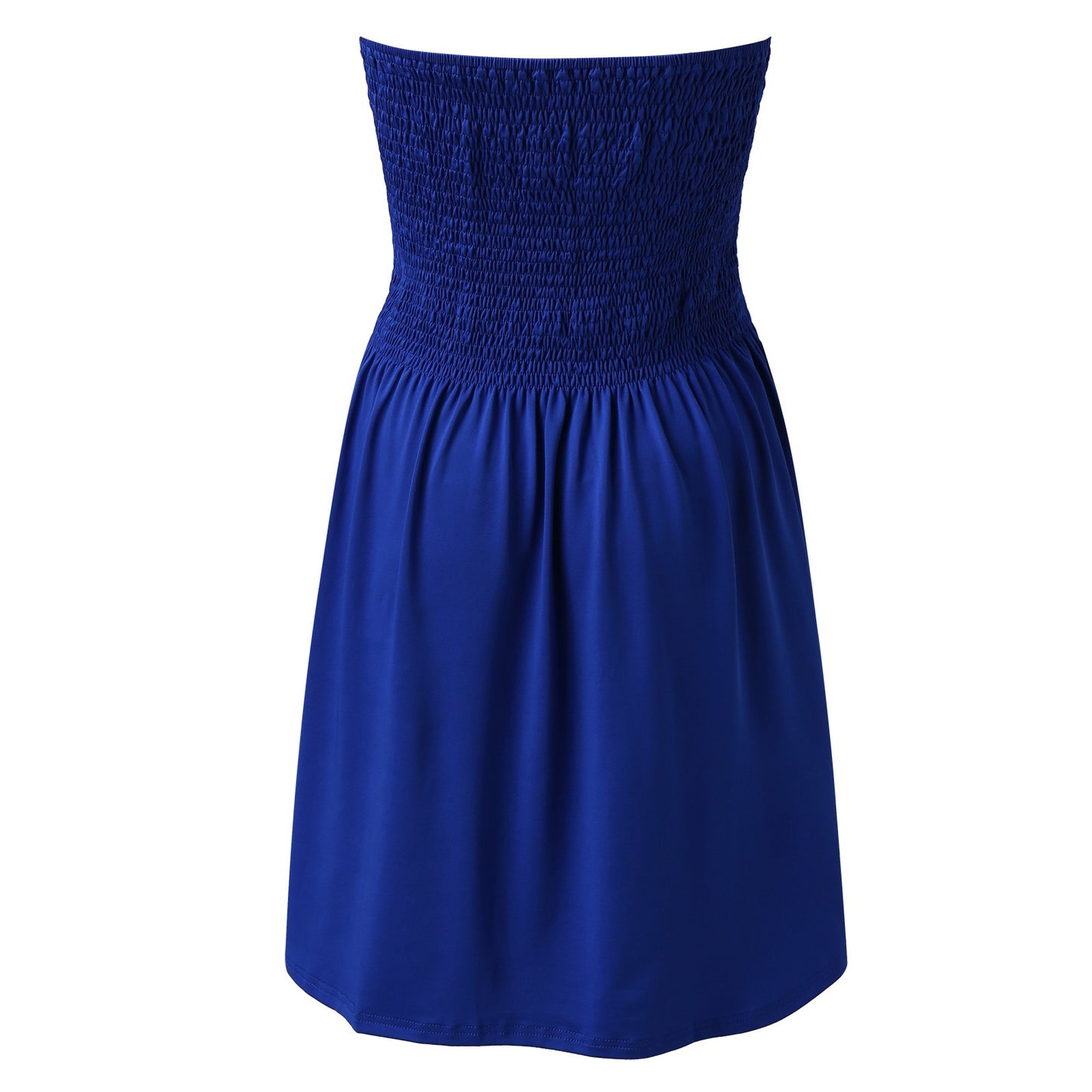 Sexy Off Shoulder Strapless Dress Women Summer Pleated Elastic Waist Party Beach Dresses Ladies Elegant Beach Flowy A Line Dress - ShoreCo.Shop