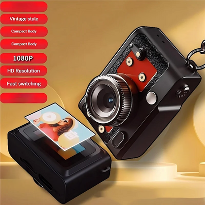 CABE-School Life Memory Thumb Camcorder 1080P HD Digital Camera Mini Retro Student Gift Portable Video Recording Device Videogra    Home Decor Supply | Online Retail | ShoreShopper.com