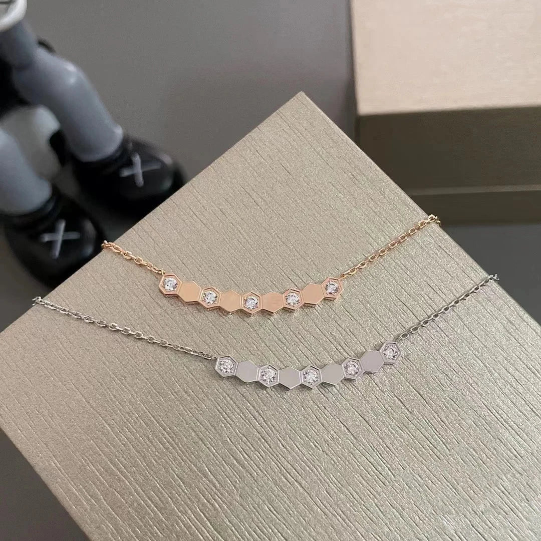 Luxury Jewelry 925 Pure Silver Women's Necklace.Trendy Wedding Jewelry Accessories Holiday Gifts    Home Decor Supply | Online Retail | ShoreShopper.com