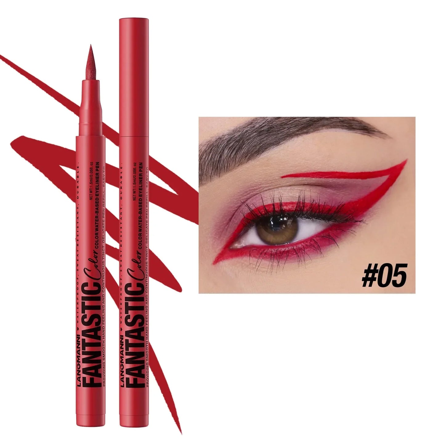 Red Wine Black Waterproof Eyeliner Pencil Untra-fine Liquid Eye Liner Pen Quick Dry Long Lasting Non Smudge Makeup Cosmetics - ShoreCo.Shop