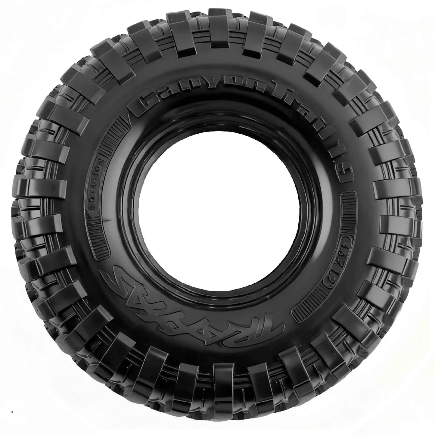 RC 116MM 1.9" Rubber Rocks Tires for 1:10 RC Rock Crawler Axial SCX10