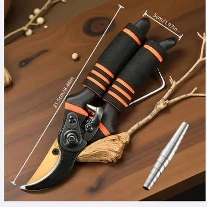 Professional Heavy-Duty Carbon Steel Pruning Shears with Sharp SK-5 Blade Tree Trimmer & Garden Shears Suitable for Home Garden    Home Decor Supply | Online Retail | ShoreShopper.com