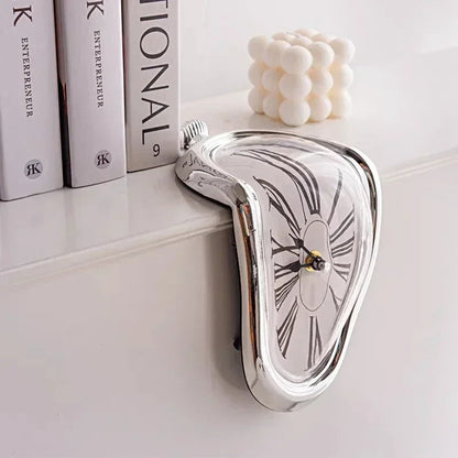 Novel Salvador Dali Style Melting Distorted Surreal Wall Clock    Home Decor Supply | Online Retail | ShoreShopper.com
