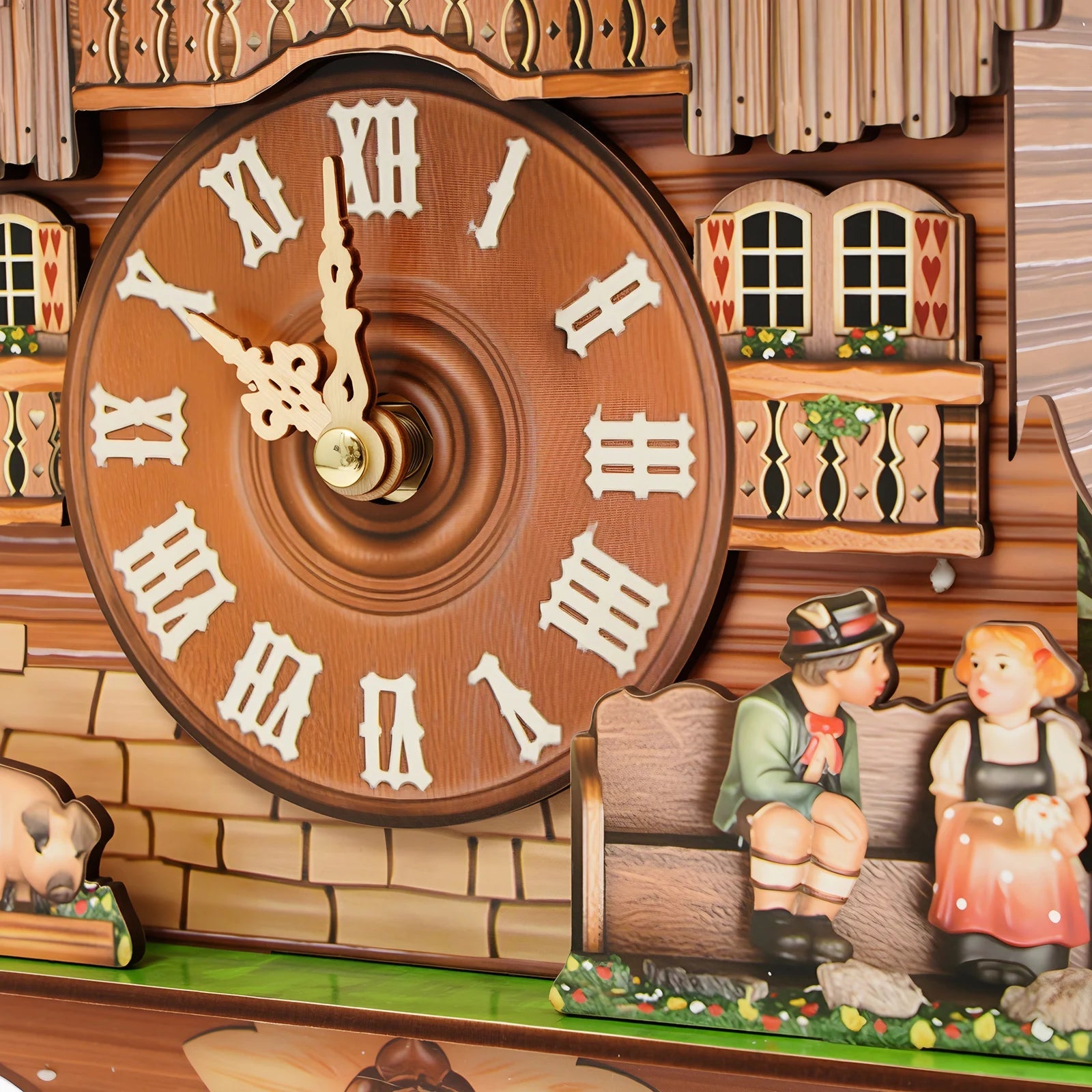 Wall Mount Clock Cuckoo Clock, Wood Cuckoo-Clock 7:00-21:00 Chime Time 25*10*50cm Pointers+Time Scales Display    Home Decor Supply | Online Retail | ShoreShopper.com