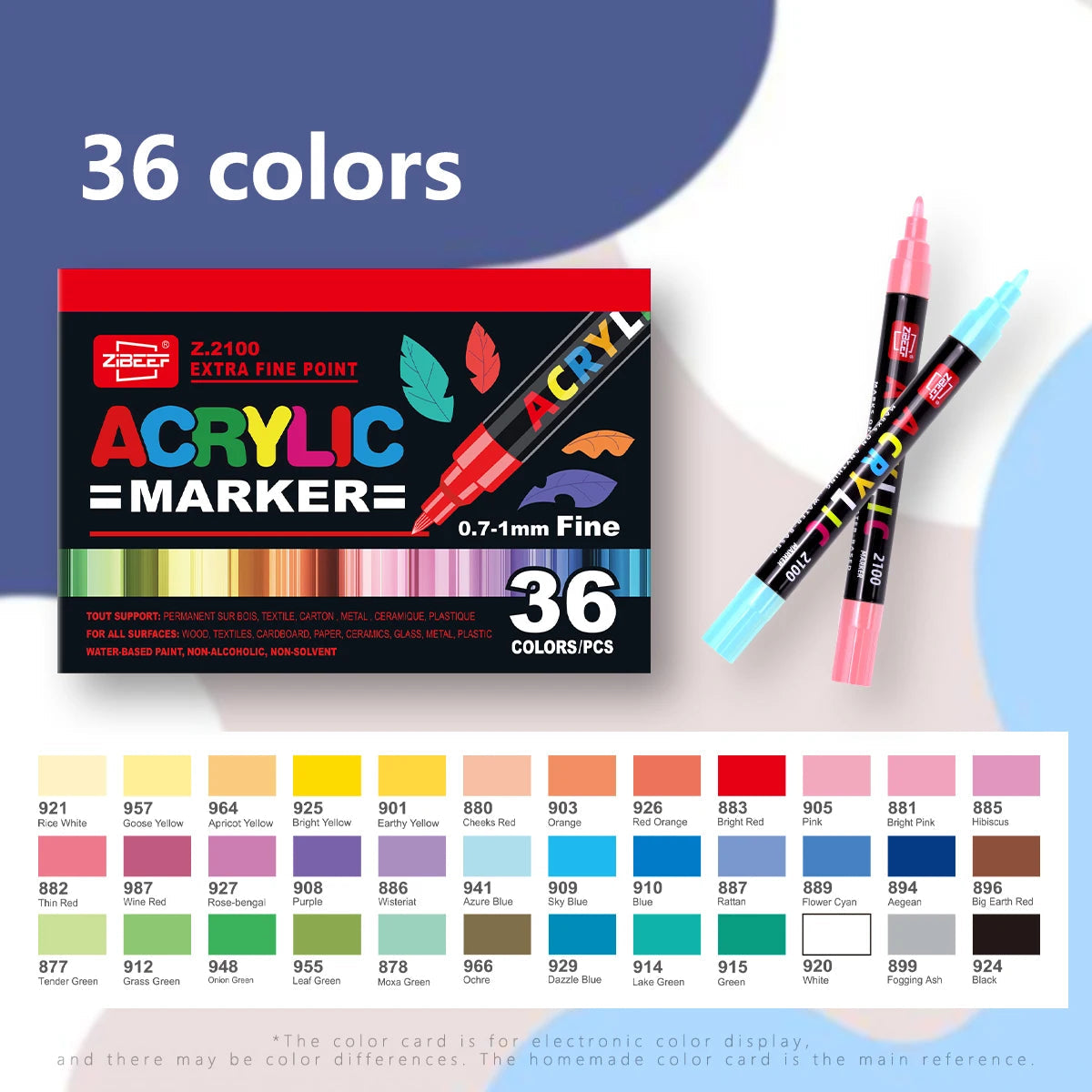 36-240 Acrylic Paint Markers, Waterproof & High Saturation for Wood,Metal,Plastic,Fabric,Glass,Ceramic Painting DIY Art Supplies    Home Decor Supply | Online Retail | ShoreShopper.com