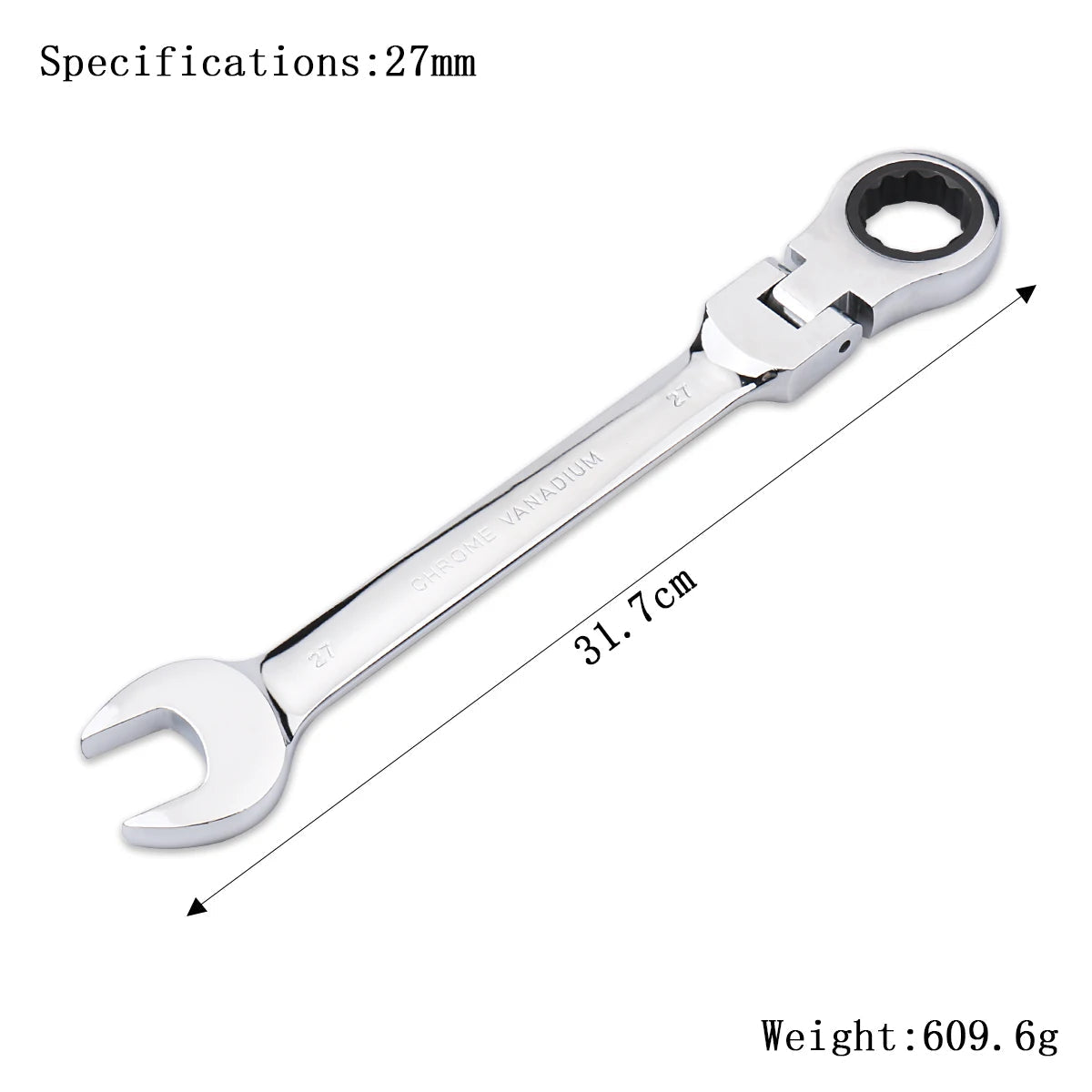 Ratchet Wrench of Keys Spanner Set Hand Tool 72-Tooth Ratcheting Flexible Head Mirror Finish 6mm-27mm Auto and Home Repair 1 pcs    Home Decor Supply | Online Retail | ShoreShopper.com