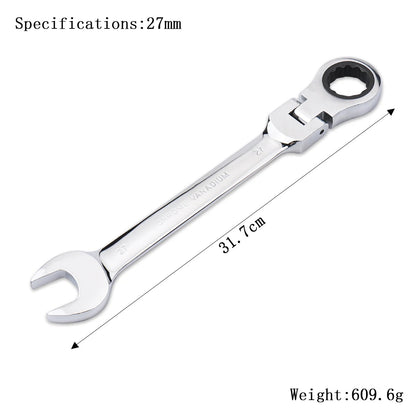 Ratchet Wrench of Keys Spanner Set Hand Tool 72-Tooth Ratcheting Flexible Head Mirror Finish 6mm-27mm Auto and Home Repair 1 pcs    Home Decor Supply | Online Retail | ShoreShopper.com