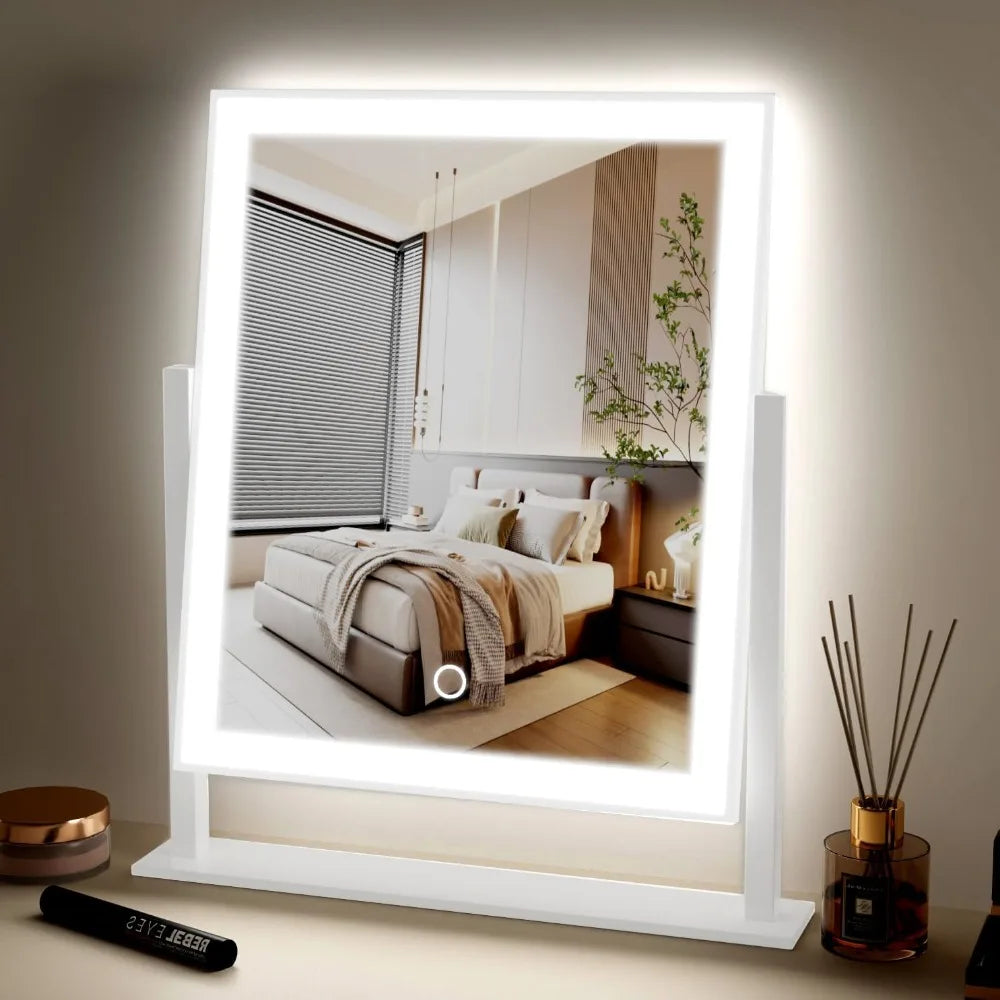 Lighted led Makeup Mirror Hollywood Mirror Vanity Makeup Mirror with Lights    Home Decor Supply | Online Retail | ShoreShopper.com