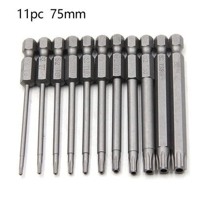 50-75-100mm Hollow Plum Blossom Extended S2 Bit Hexagon Handle Screwdriver Bit Screwdriver Tool Set    Home Decor Supply | Online Retail | ShoreShopper.com