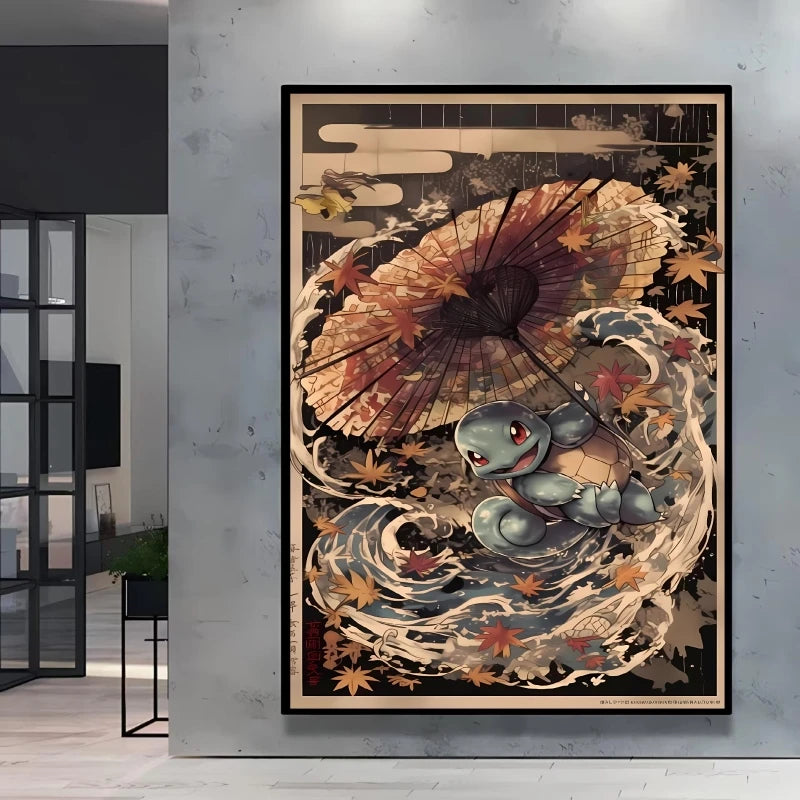 High Quality Pokemon Arcanine Pikachu Wall Painting with Unique Designs and Gorgeous Colors Adding A Touch of Brightness To Wall    Home Decor Supply | Online Retail | ShoreShopper.com