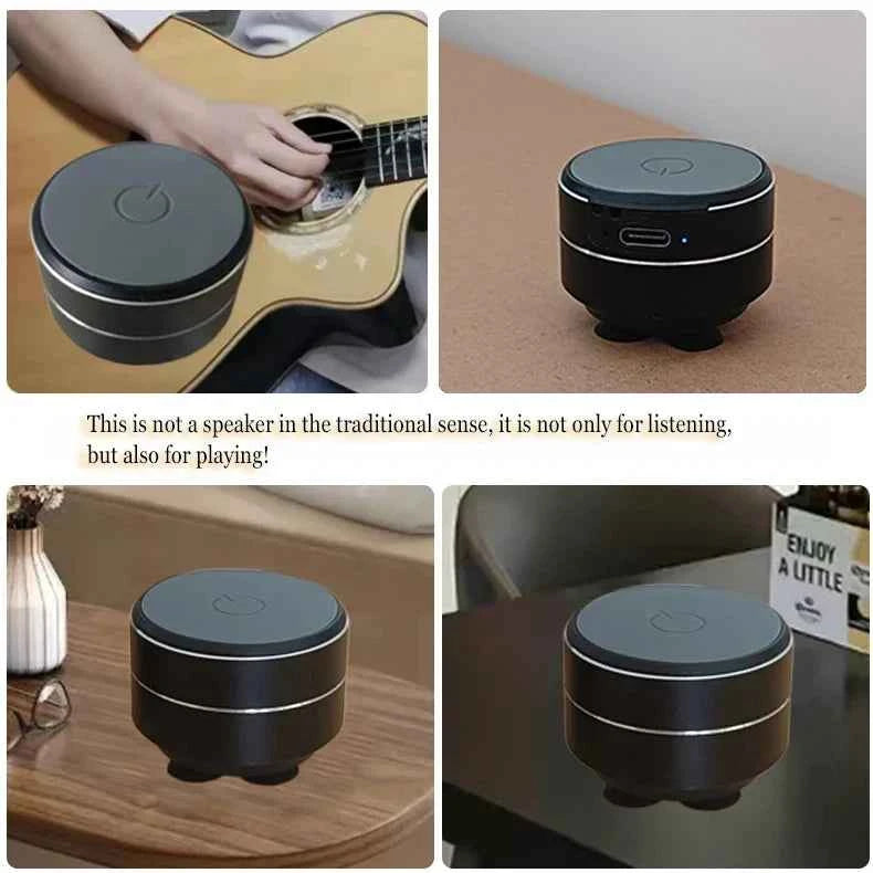Bone Conduction Speaker Vibration Stereo Audio Digital TWS Wireless Smallest Speakers Dropshipping Mini Portable Metal Speaker