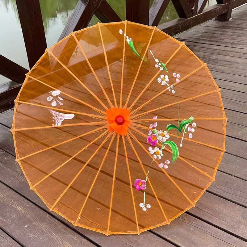 Transparent Silk Umbrella Dance Craft Umbrella Photography Decoration Ceiling Ancient Costume Prop Umbrella Women Hanfu Cosplay    Your Coastal Marketplace | Shoreshopper.com