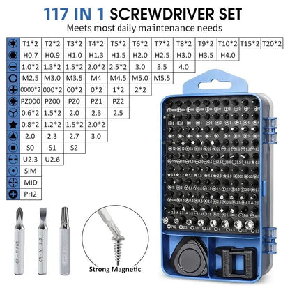 New 115 in 1 Professional Repair Tool Precision Screwdriver Set Magnetic Torx Hex Screw Driver Bits Kit for Xiaomi Mac PC iPhone    Home Decor Supply | Online Retail | ShoreShopper.com