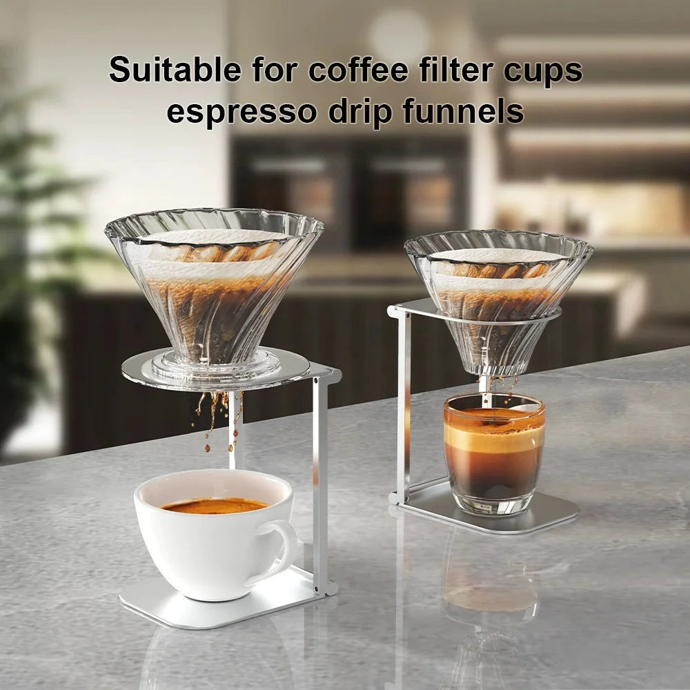 Coffee Machine Stand Drip Filter Coffee Stand Aluminum Alloy Foldable Lightweight Outdoor Quality Professional Coffee Accessorie - ShoreCo.Shop