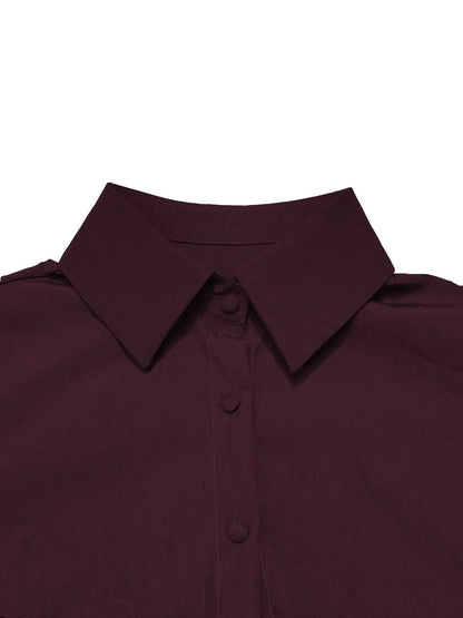 Women Shirt Blouse New Long Sleeve Turn Down Collar Solid Casual Shirt Blouse Women Tops Blouses Shirts Blusas Para Mujer    Your Coastal Marketplace | Shoreshopper.com