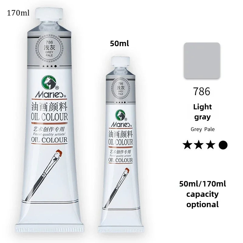 Marie's Oil Paint 170ML Oil Painting Art Creation Pigment Large Oil Paint Paint Single Commonly Used 24 Colors    Home Decor Supply | Online Retail | ShoreShopper.com
