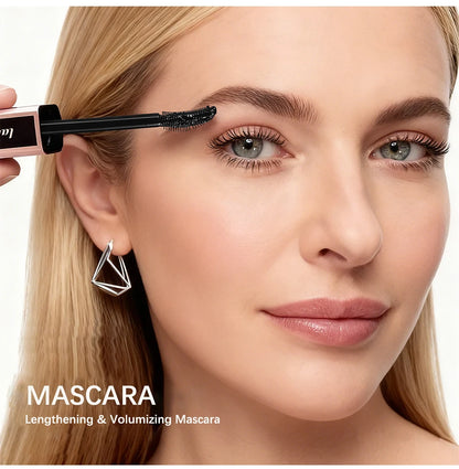 Black Waterproof Mascara Lengthening Eyelash Extension Eye Lashes Brush Beauty Curling Mascara Korean Cosmetics Long-wearing - ShoreCo.Shop