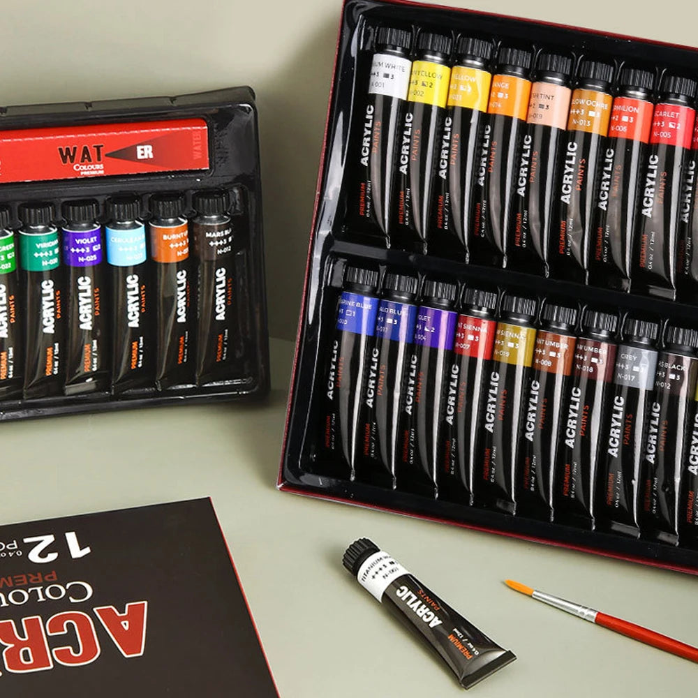 30 color acrylic pigment aluminum tube set painting graffiti DIY art paint    Home Decor Supply | Online Retail | ShoreShopper.com