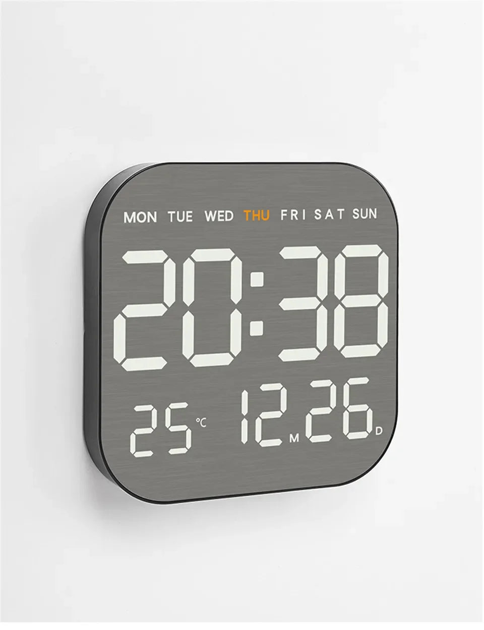 Mirror Brushed Finish Wall Clock Premium Modern Home Wall Clock    Home Decor Supply | Online Retail | ShoreShopper.com