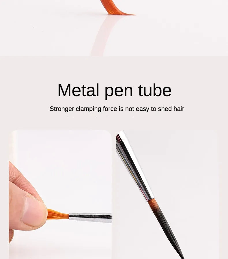 Artist Paint Brush 6 Pcs Set Thin Pen Extra Long Fine Point Liner Tip #000#00#0#1#2#3, Scale Models Nail Acrylic Oil Watercolor    Home Decor Supply | Online Retail | ShoreShopper.com