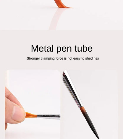 Artist Paint Brush 6 Pcs Set Thin Pen Extra Long Fine Point Liner Tip #000#00#0#1#2#3, Scale Models Nail Acrylic Oil Watercolor    Home Decor Supply | Online Retail | ShoreShopper.com
