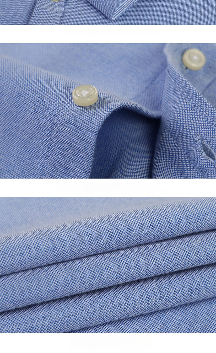 New in shirt long-sleeve shirts for men slim fit formal plian shirt single pocket office clothes soft plaid cotton designer tops    Home Decor Supply | Online Retail | ShoreShopper.com