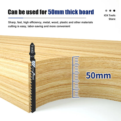 Jigsaw Blades Set T-Shank Jig Saw Blades for Wood Plastic and Metal Cutting Compatible as Bosch/DEWALT/RYOBI/One+/Makita - ShoreCo.Shop