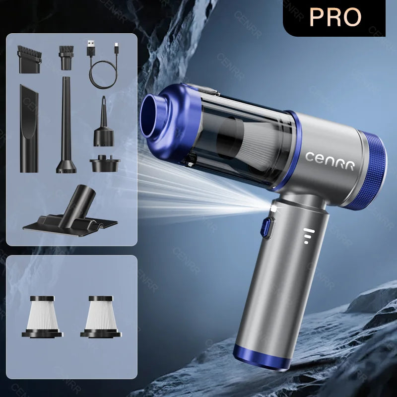 CENRR 2026 Car Vacuum Cleaner Mini 998000PA Cordless Powerful for Home Handheld Blower Car Cleaner Portable Car Vacuum Cleaner - ShoreCo.Shop