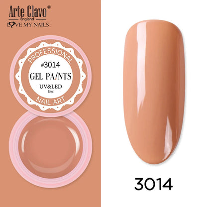Arte Clavo Painting Gel 72 Colors 5ml Professional Nail Paint Color Gel Polish For Nail Art UV Gel Lacquer Gel Top Coat Manicure    Home Decor Supply | Online Retail | ShoreShopper.com