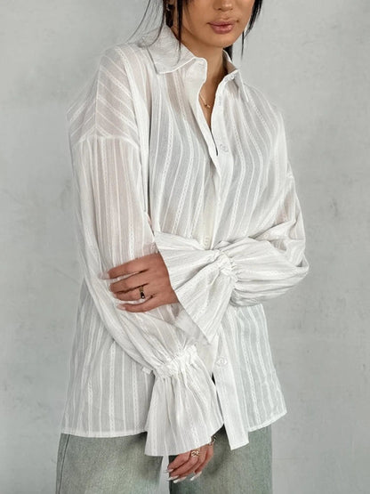 New Fashion White Shirts Women Long Sleeve Oversize Blouse New Spring Summer Basic Tops Cotton Chic Shirt for Women 100% Cotton    Your Coastal Marketplace | Shoreshopper.com