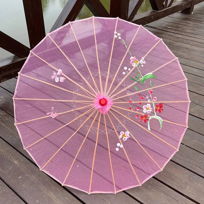 Transparent Silk Umbrella Dance Craft Umbrella Photography Decoration Ceiling Ancient Costume Prop Umbrella Women Hanfu Cosplay    Your Coastal Marketplace | Shoreshopper.com