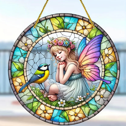 Enchanting Elf Fairy Acrylic Sun Catcher Window Door Display, Seasonal Summer Decor - for Home, Bar, for Daily Christmas Decor    Your Coastal Marketplace | Shoreshopper.com