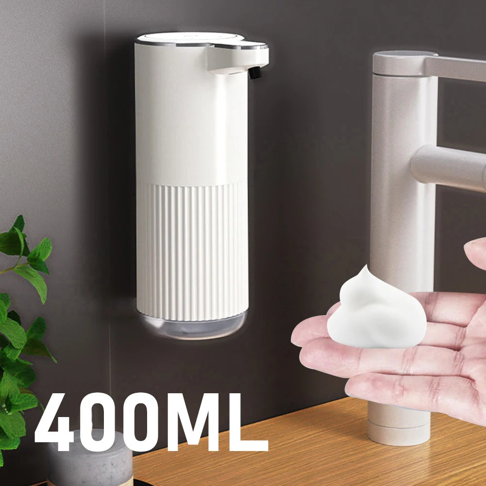 Automatic Soap Dispenser Touchless Foaming Soap Dispenser 400ml USB Rechargeable Electric Foam/Gel Soap Dispenser    Home Decor Supply | Online Retail | ShoreShopper.com