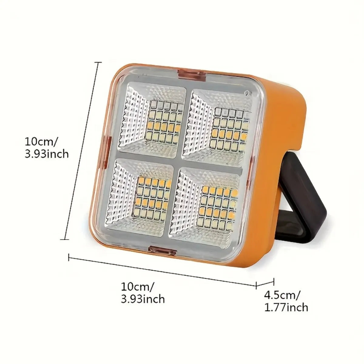 Solar rechargeable multifunctional led work light, portable outdoor floodlight-1200mah lithium battery, suitable for camping.    Home Decor Supply | Online Retail | ShoreShopper.com