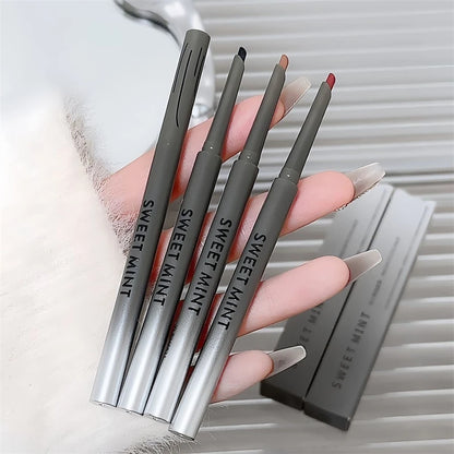 Silky Long-lasting Eye Liner Pencil  Eyeliner Pen Natural Matte Wine Red Eyeliner Easy To Color Waterproof Eye Make Up Cosmetics - ShoreCo.Shop