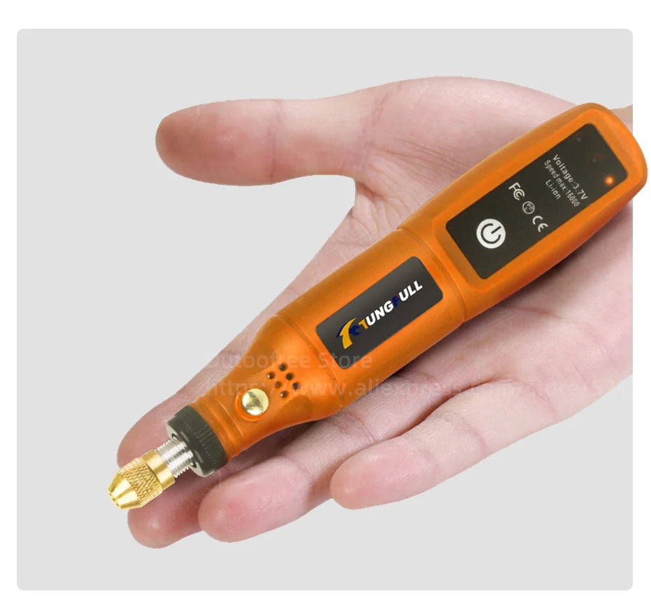 Mini Wireless Drill Rechargeable Polishing Machine DIY Mini Rotary Tool USB Engraving Tool Dremel Tool Mini Engravin Machine - ShoreCo.Shop