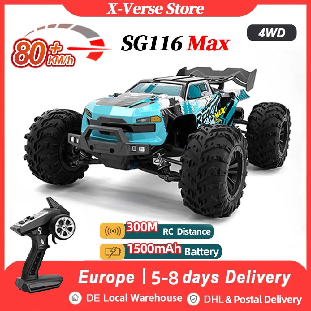 ZLL SG116 MAX 1:16 High Speed Drift Racing Car 80KM/H 4WD Off-Road Drift Remote Control Car SG316 Max Brushless Motor RC Car    Home Decor Supply | Online Retail | ShoreShopper.com