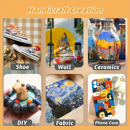Acrylic Paint Professional Grade Painting Pigments Art Painting Waterproof Pigment Handicraft CreationIndoor Outdoor Creation    Home Decor Supply | Online Retail | ShoreShopper.com