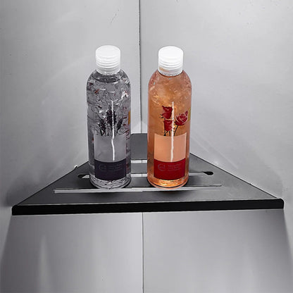 Wall Mount Shower Corner Shelf No-drill 304 Stainless Steel Corner Shampoo Body Wash Storage Organizer for Bathroom Glass Shelf    Home Decor Supply | Online Retail | ShoreShopper.com