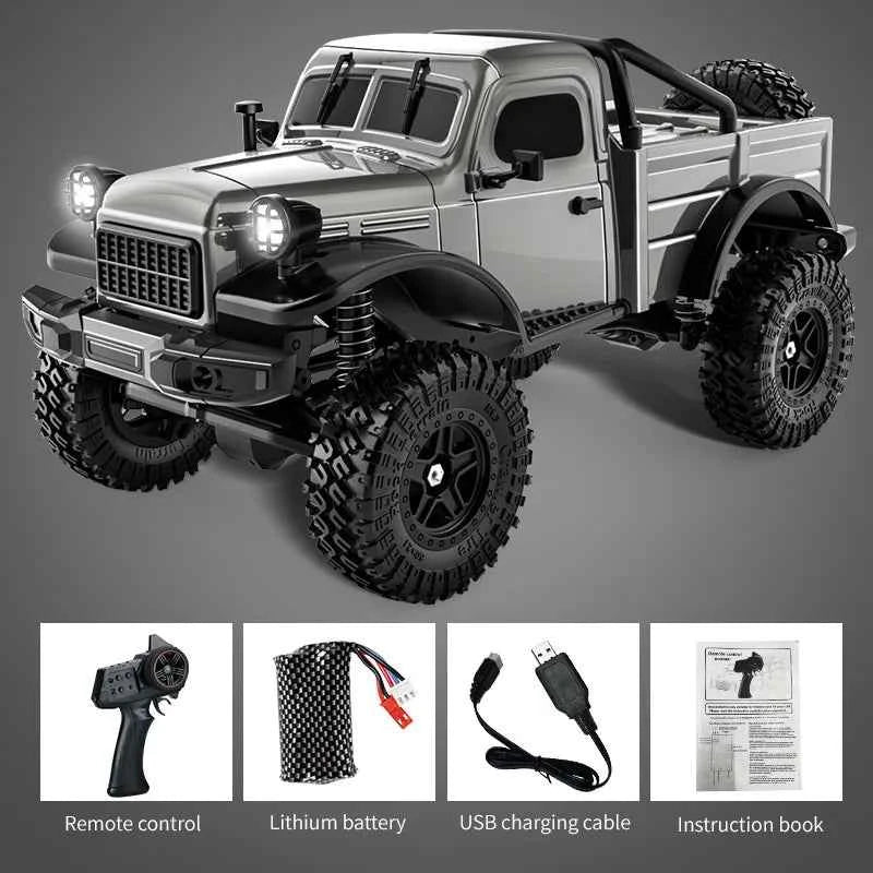 RC Car C8813 Full Proportional Throttle Pickup Truck Model Remote Control Toy 4WD Climbing Off-Road Rc Remote Control Car Gift