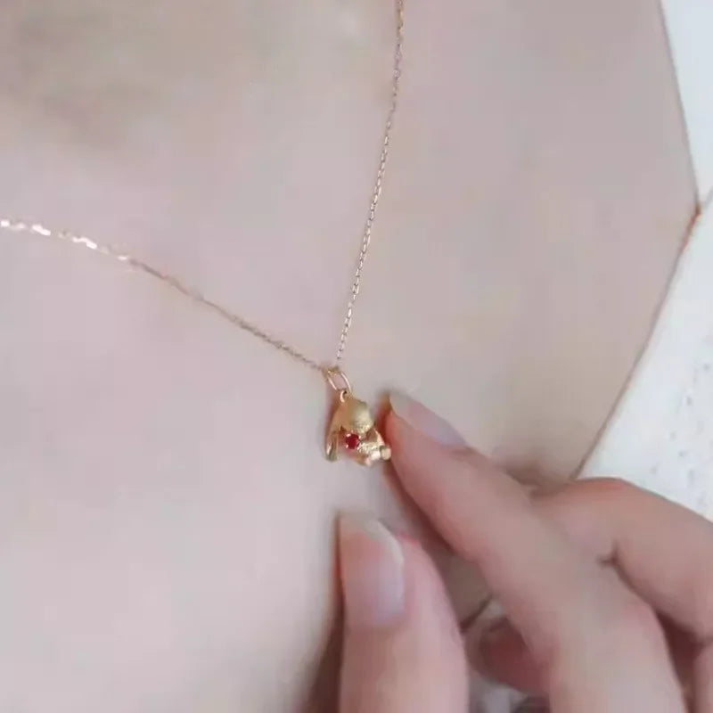 Cute and Exquisite Rabbit Jewelry Sets New in Fun Matte Ancient Gold Craft Earrings for Women Ring Necklace Gifts to Girlfriend    Home Decor Supply | Online Retail | ShoreShopper.com