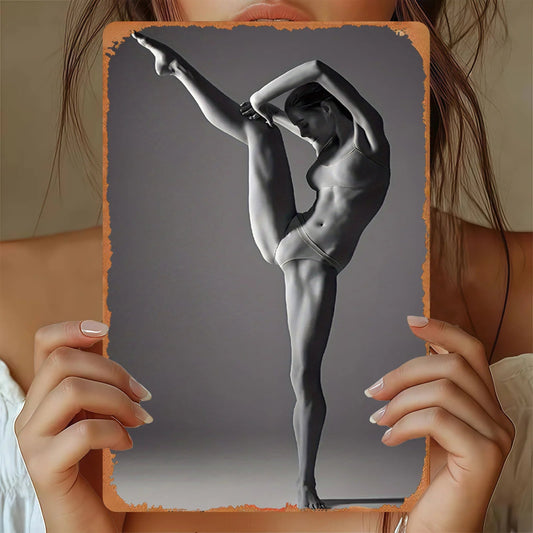 Elegant Dance Pose 2D Vintage Tin Art - Unframed 8x12 Inch Wall Decor for Home, Bar & Club | Metal Art Sign    Home Decor Supply | Online Retail | ShoreShopper.com
