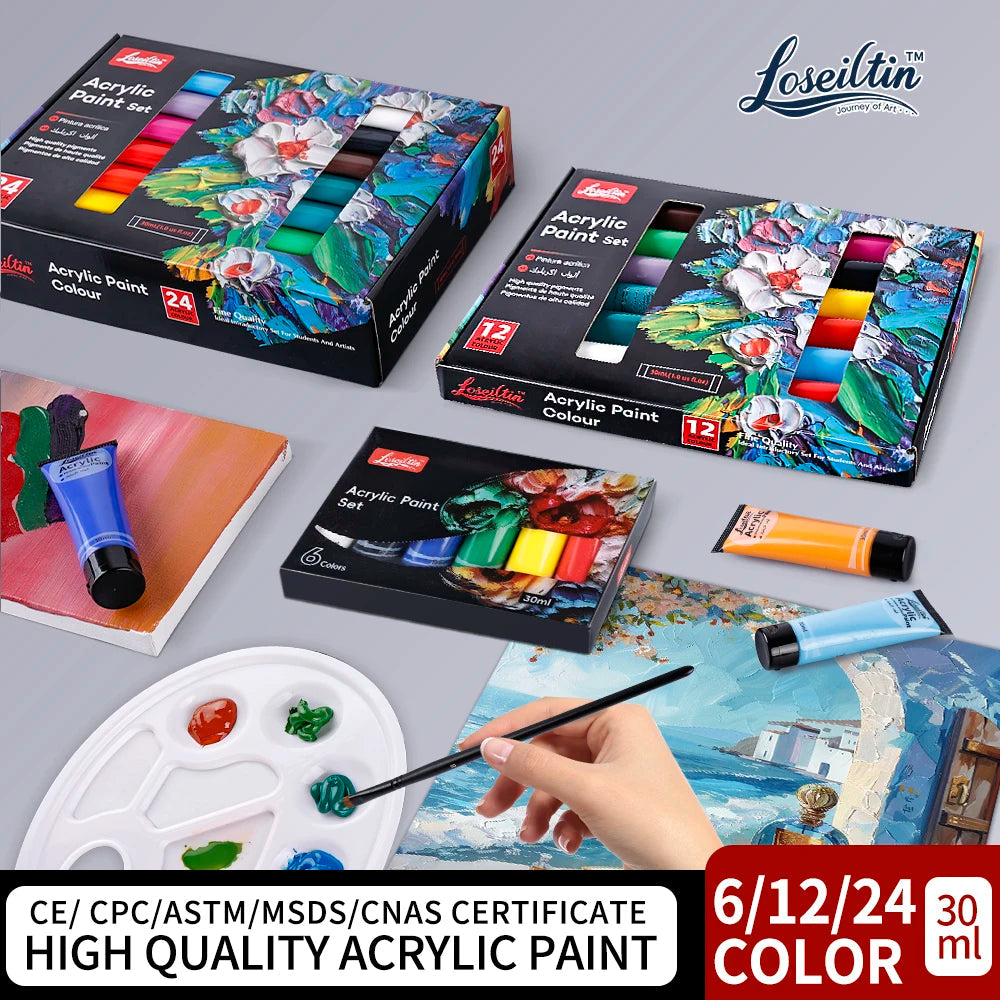 30ml Acrylic Paint for Wall Painting Waterproof And Sun Resistant Art Student Painting Materials Textile DIY Graffiti    Home Decor Supply | Online Retail | ShoreShopper.com