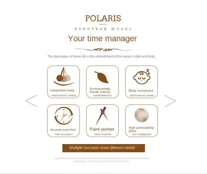 Polaris Light Luxury Home Design 60cm Wall Clock    Home Decor Supply | Online Retail | ShoreShopper.com