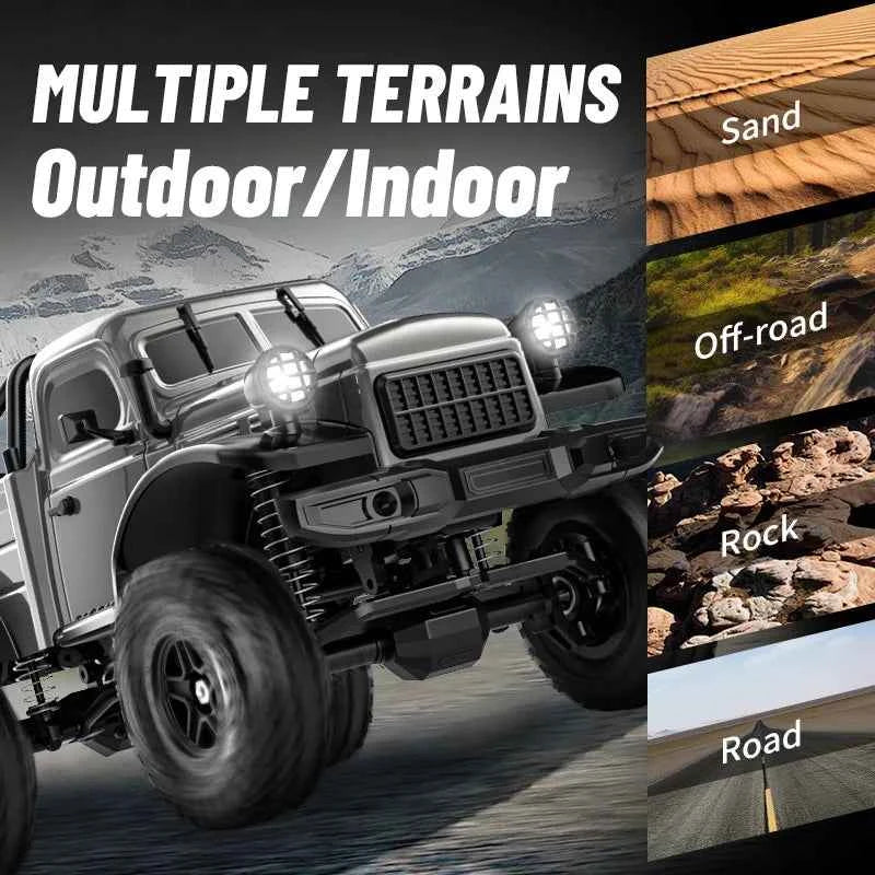 RC Car C8813 Full Proportional Throttle Pickup Truck Model Remote Control Toy 4WD Climbing Off-Road Rc Remote Control Car Gift