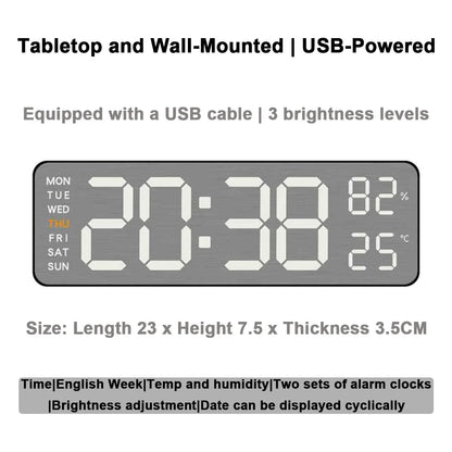 Mirror Brushed Finish Wall Clock Premium Modern Home Wall Clock    Home Decor Supply | Online Retail | ShoreShopper.com