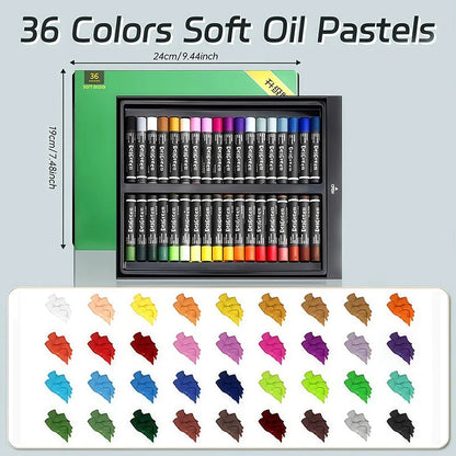 Artists Oil Pastels Set of 48/36/24/12Colors,for Painting,Blending,Art Supplies for Classroom,Beginners,Adults,Students,Teachers    Home Decor Supply | Online Retail | ShoreShopper.com