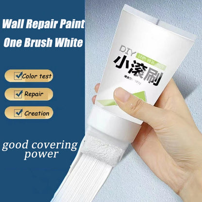 100g White Pink Wall Small Roller Brush Paint Interior Wall Repair Household Wall Graffiti Repair Environmental Protection Paint    Home Decor Supply | Online Retail | ShoreShopper.com